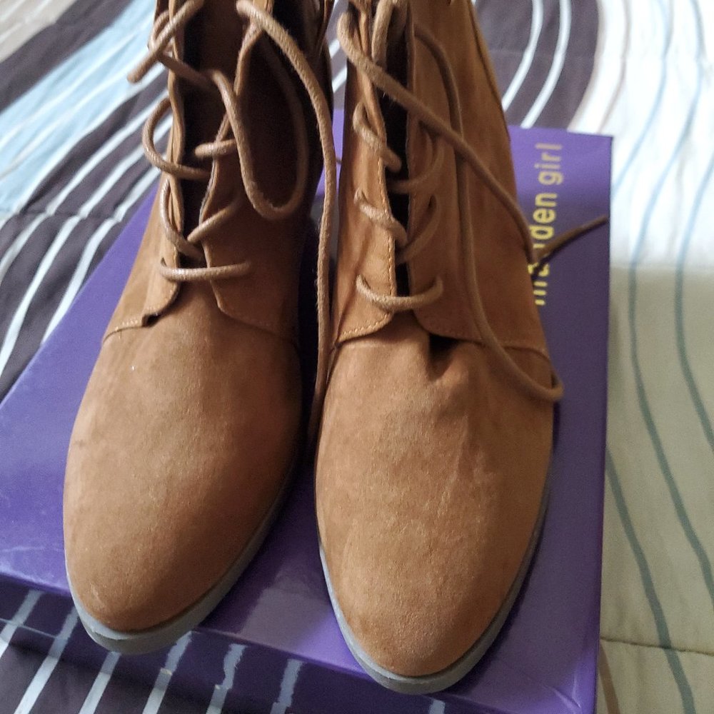 *Host Fave* NWOT**Suede Wedge Heel Ankle Boots